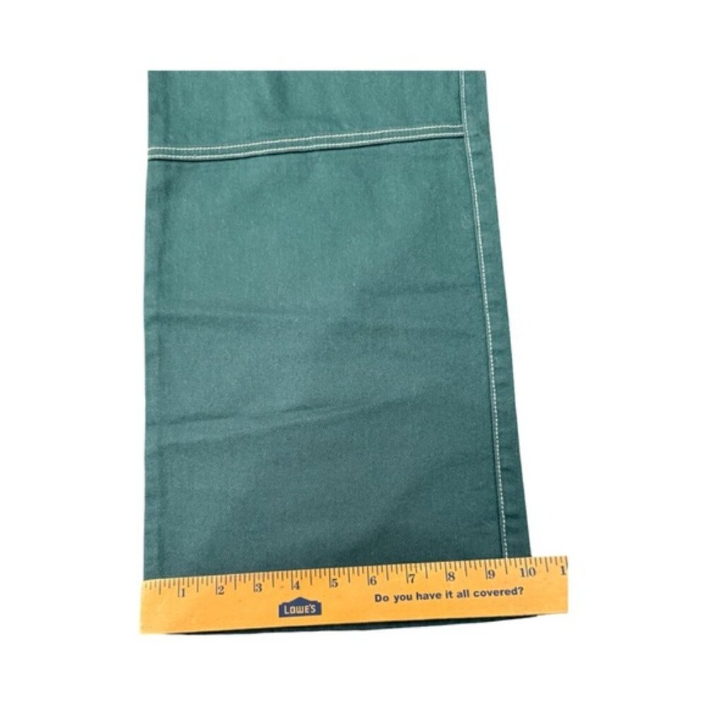 S.O.N.G. Teal Wide-Leg Jeans | Y2K Streetwear | Alt Utility Denim | Size 28 - Picture 8 of 8